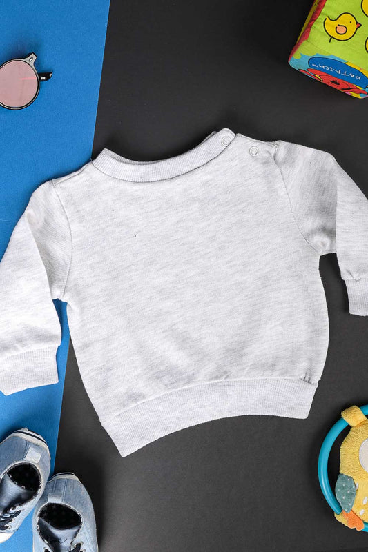 TB-02C-Grey - Cotton Fleece Sweatshirt