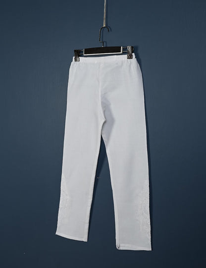 STC-05-White - Super Quality Polyester Cotton Trouser