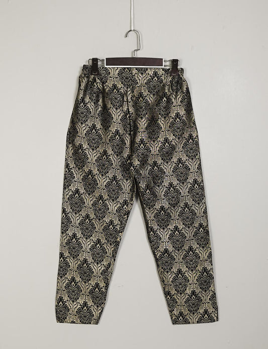 BJT-1B-Black - Earthy Tones - Super Quality Banarsi Trouser