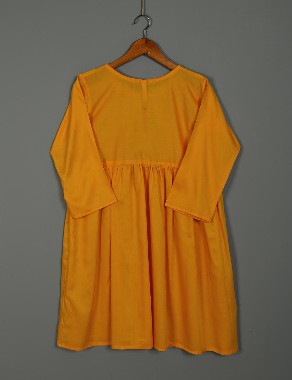 TS-164B-Yellow - Linen Frock