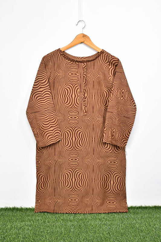 SP-02 - Phantasm - Summer Linen Printed Stitched Kurti